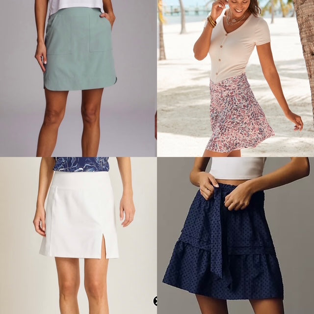 4 for Fashion Over 40: Summer Skirts to Wear Instead of Shorts