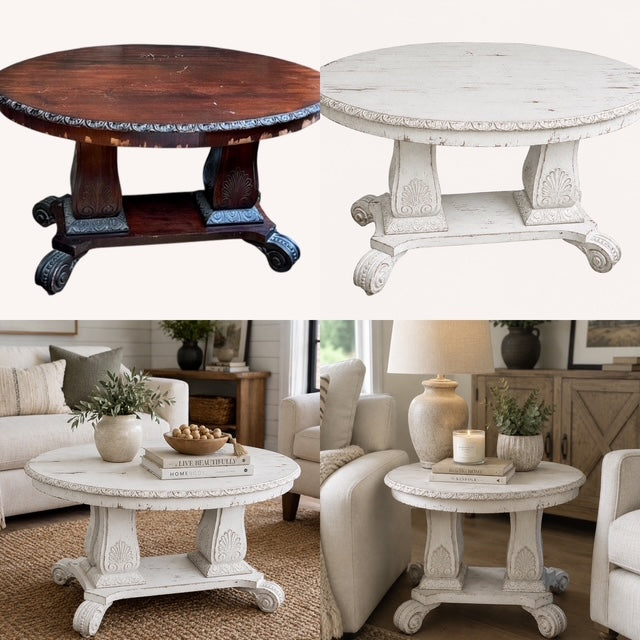 Furniture Rescue &amp; Renew: A Vintage Table Gets a Modern Farmhouse Makeover