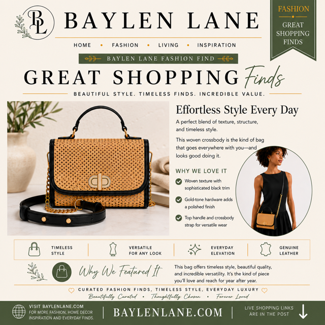 The Best Woven Crossbody Bags: A Timeless Handbag You'll Reach for Every Day