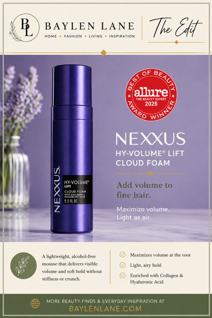 Best Volumizing Mousse for Fine Hair | Nexxus Hy-Volume Lift Cloud Foam Review