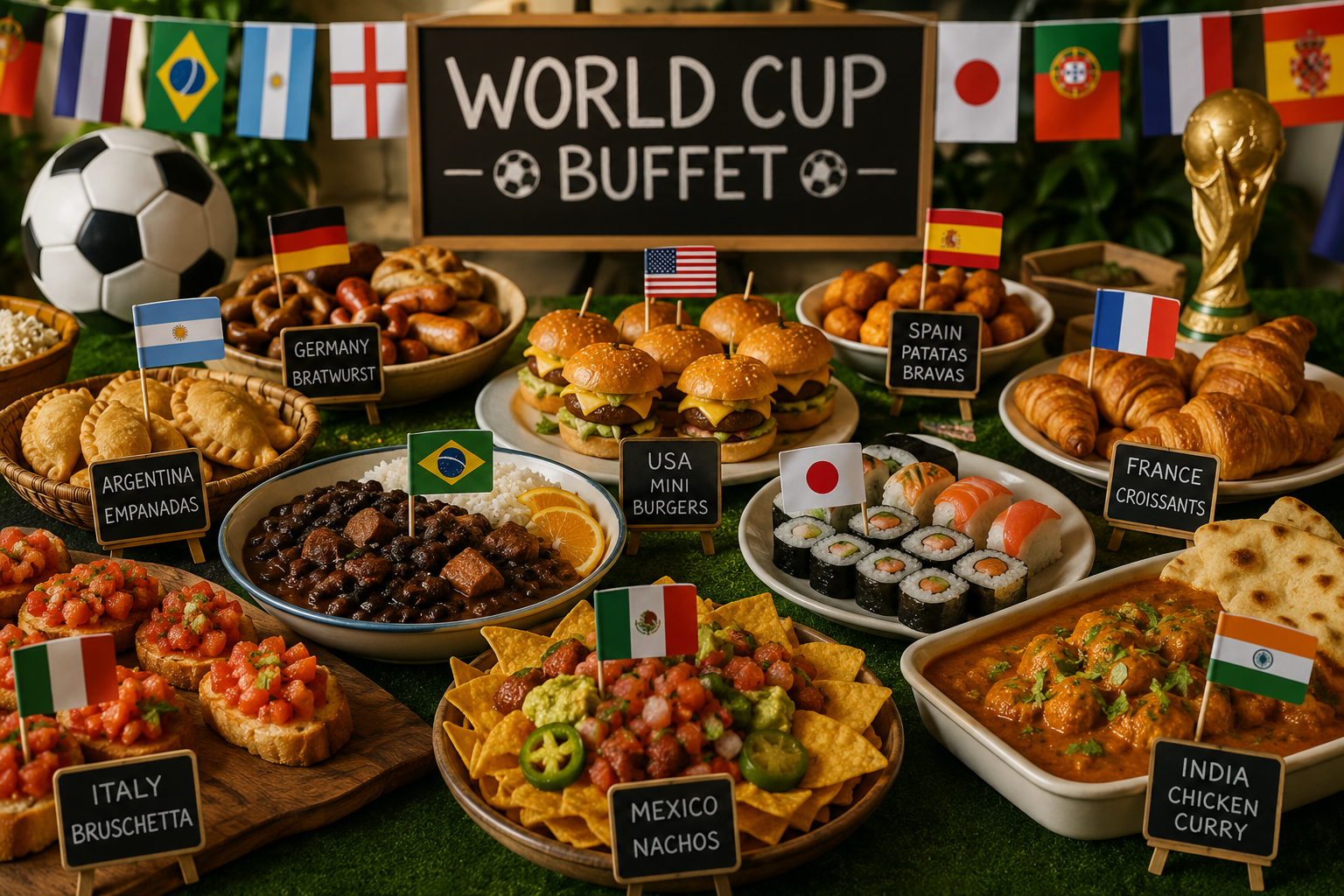World Cup Entertaining: A Taste Around the World Buffet