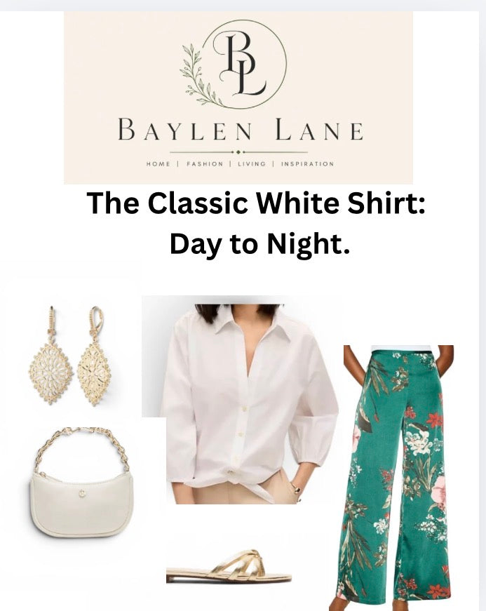The Classic White Shirt: Day to Night Style